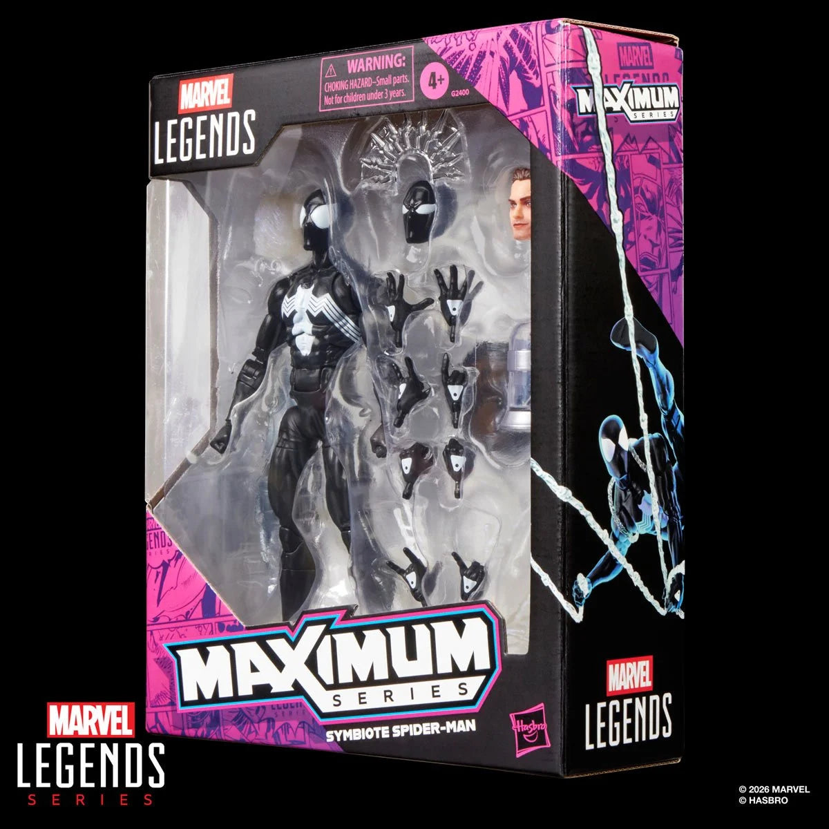 *Backorder* Hasbro Marvel Legends Maximum Series Symbiote Spider-Man 6-Inch Figure | Grade A