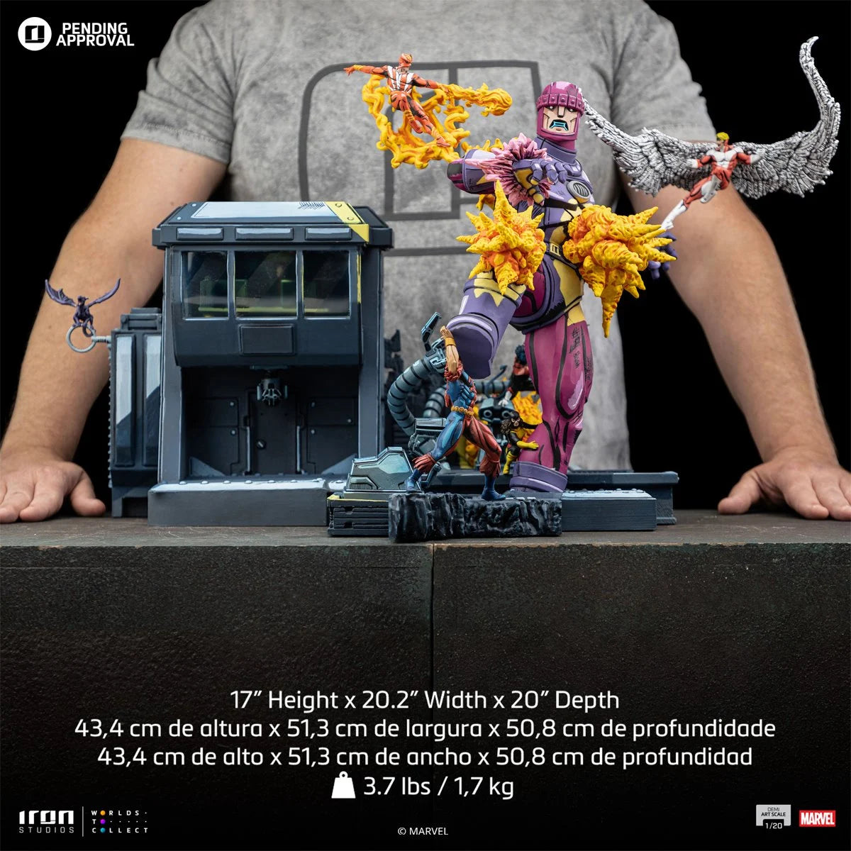 *Pre-Order* Iron Studios X-Men Danger Room Comic Color Variant 1:20 Demi Art Scale Diorama B Statue | Grade A