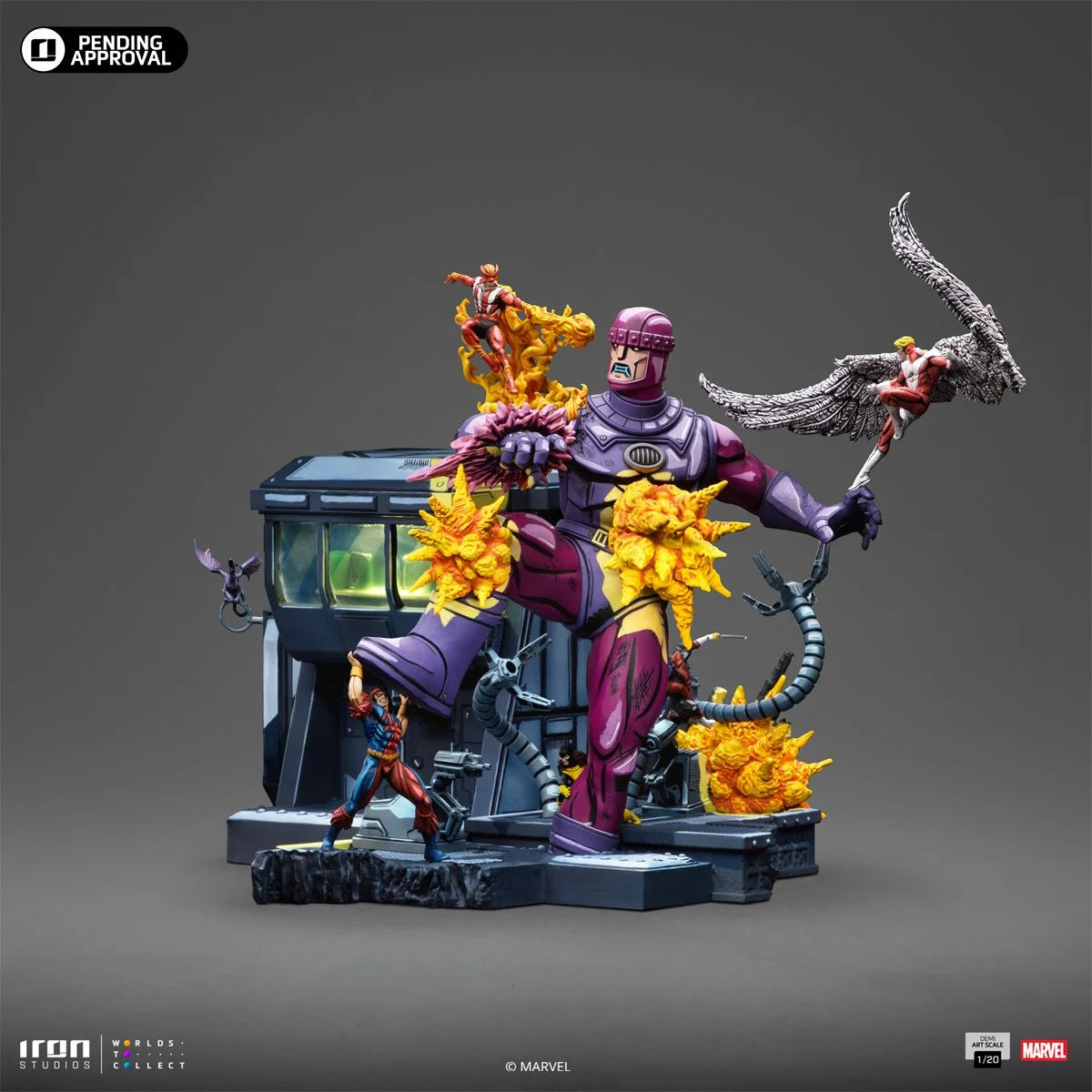 *Pre-Order* Iron Studios X-Men Danger Room Comic Color Variant 1:20 Demi Art Scale Diorama B Statue | Grade A