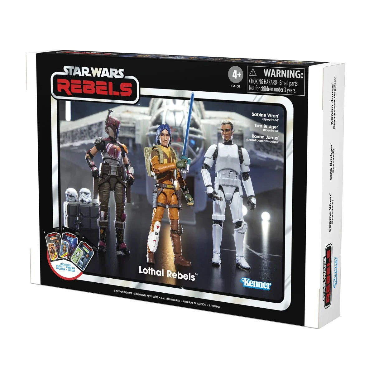 *Pre-Order* Star Wars The Vintage Collection Lothal Rebels 3-Pack Sabine Wren Ezra Bridger Kanan Jarrus | Grade A