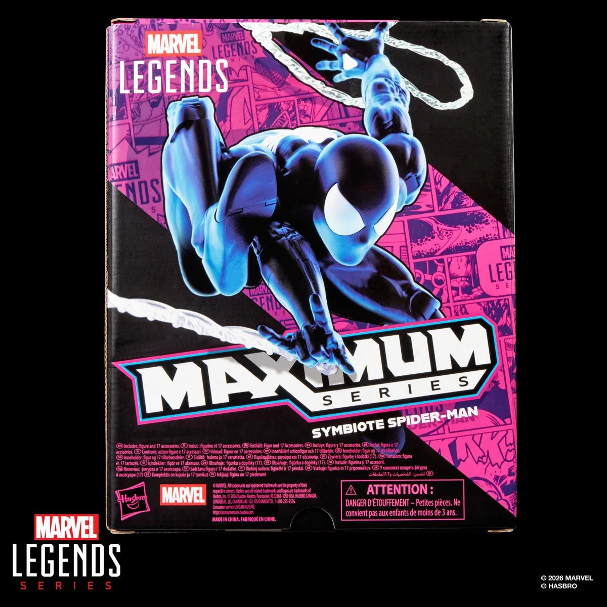 *Backorder* Hasbro Marvel Legends Maximum Series Symbiote Spider-Man 6-Inch Figure | Grade A