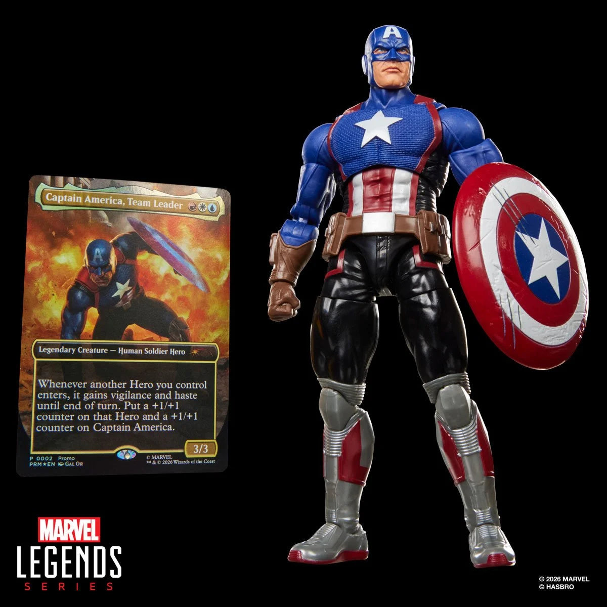 *Backorder* Hasbro Marvel Legends Captain America Avengers: Twilight 6-Inch Figure & MTG Card | Grade A