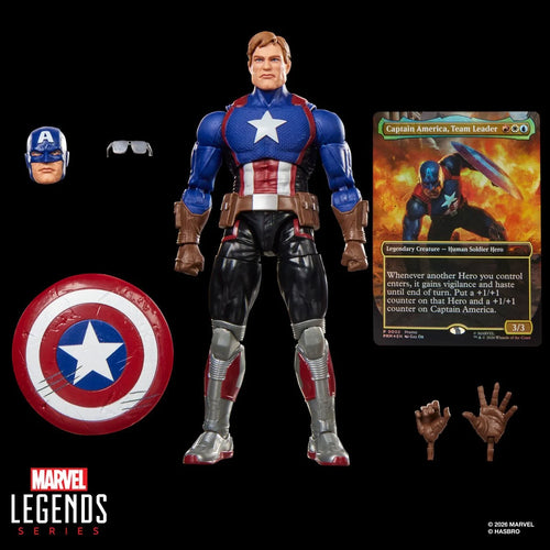 *Backorder* Hasbro Marvel Legends Captain America Avengers: Twilight 6-Inch Figure & MTG Card | Grade A