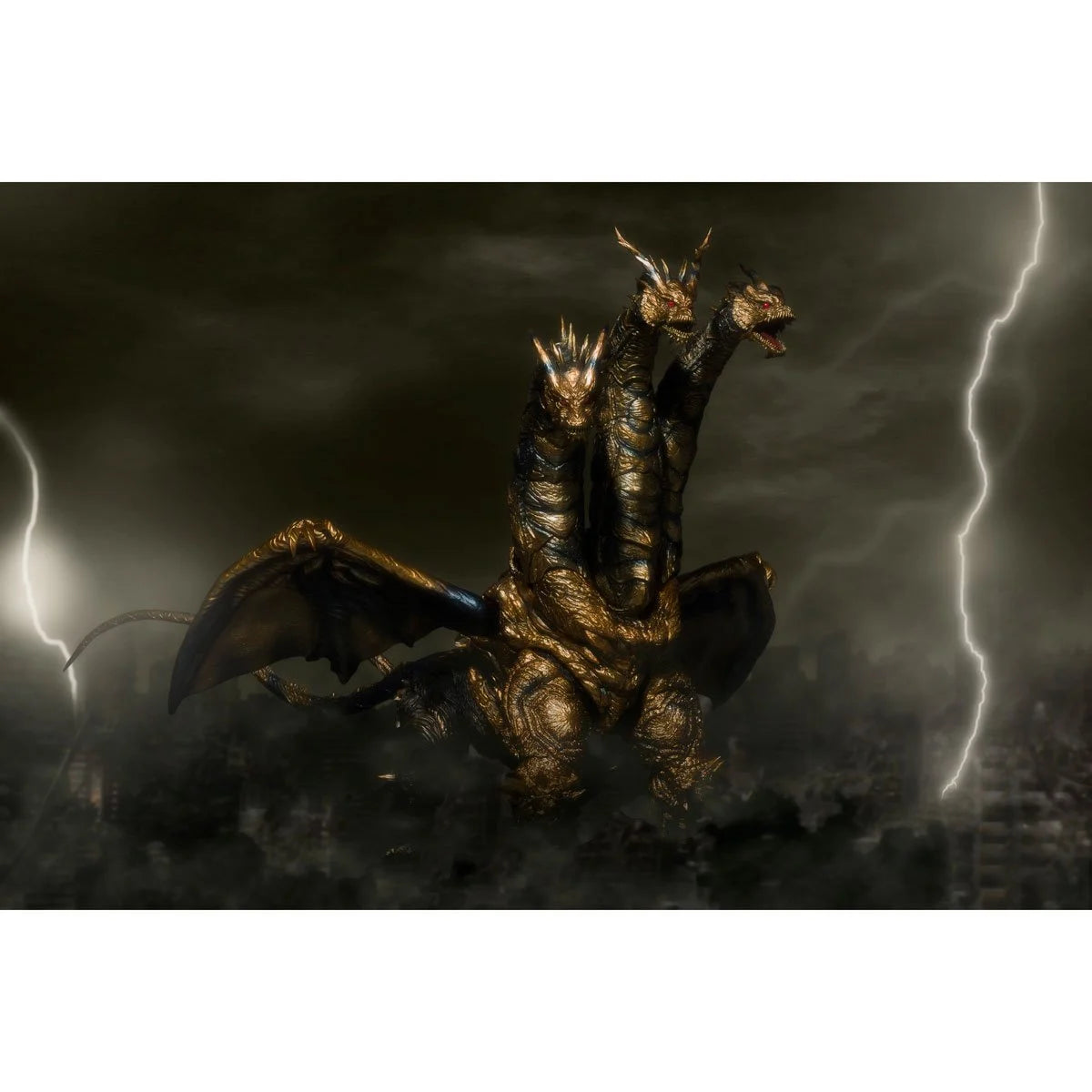 *Pre-Order* Bandai S.H.MonsterArts Godzilla: Final Wars Kaizer Ghidorah Action Figure | Grade A