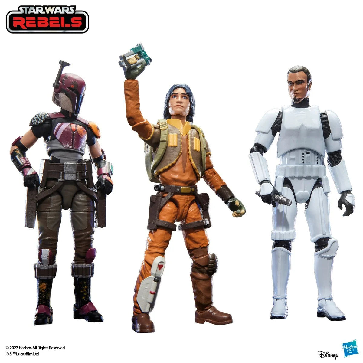 *Pre-Order* Star Wars The Vintage Collection Lothal Rebels 3-Pack Sabine Wren Ezra Bridger Kanan Jarrus | Grade A