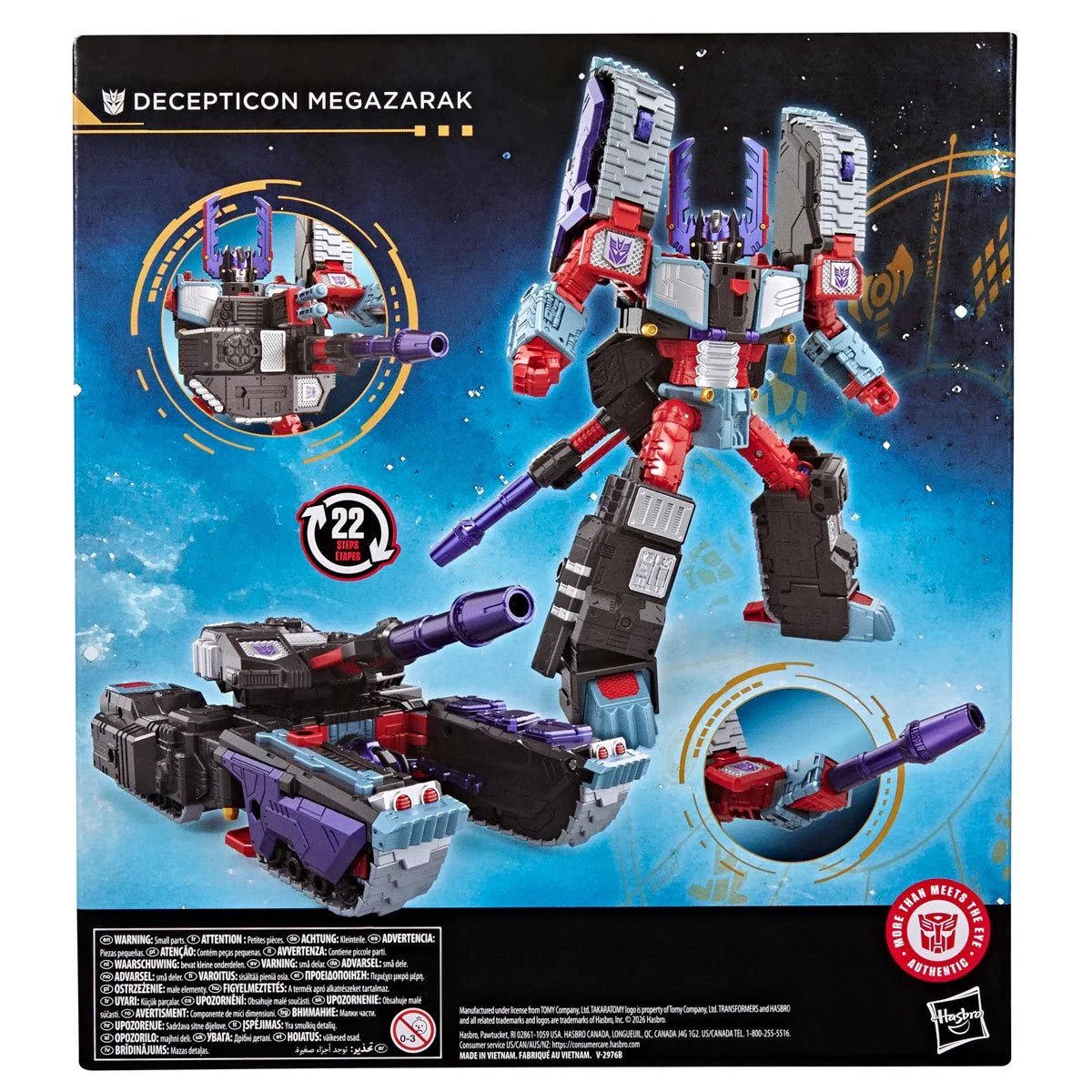 *Backorder* Hasbro Transformers Age of the Primes Leader Class Megazarak Action Figure | Grade A