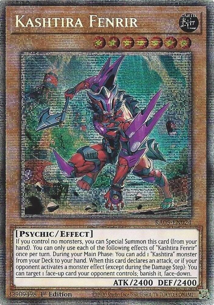 Yu-Gi-Oh! Kashtira Fenrir Starlight Rare | Rarity Collection 5 | RA05-EN024