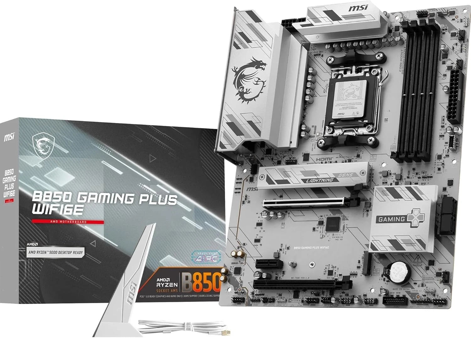 MSI B850 GAMING PLUS WIFI6E Motherboard | AM5 | DDR5 | ATX
